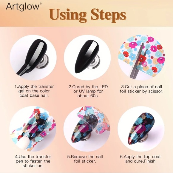 GOLD LACE FOIL Nail Foil Kit 1/$15, 2/$25, 3/$30, 4/$35.$5 each additional! - Picture 2 of 2